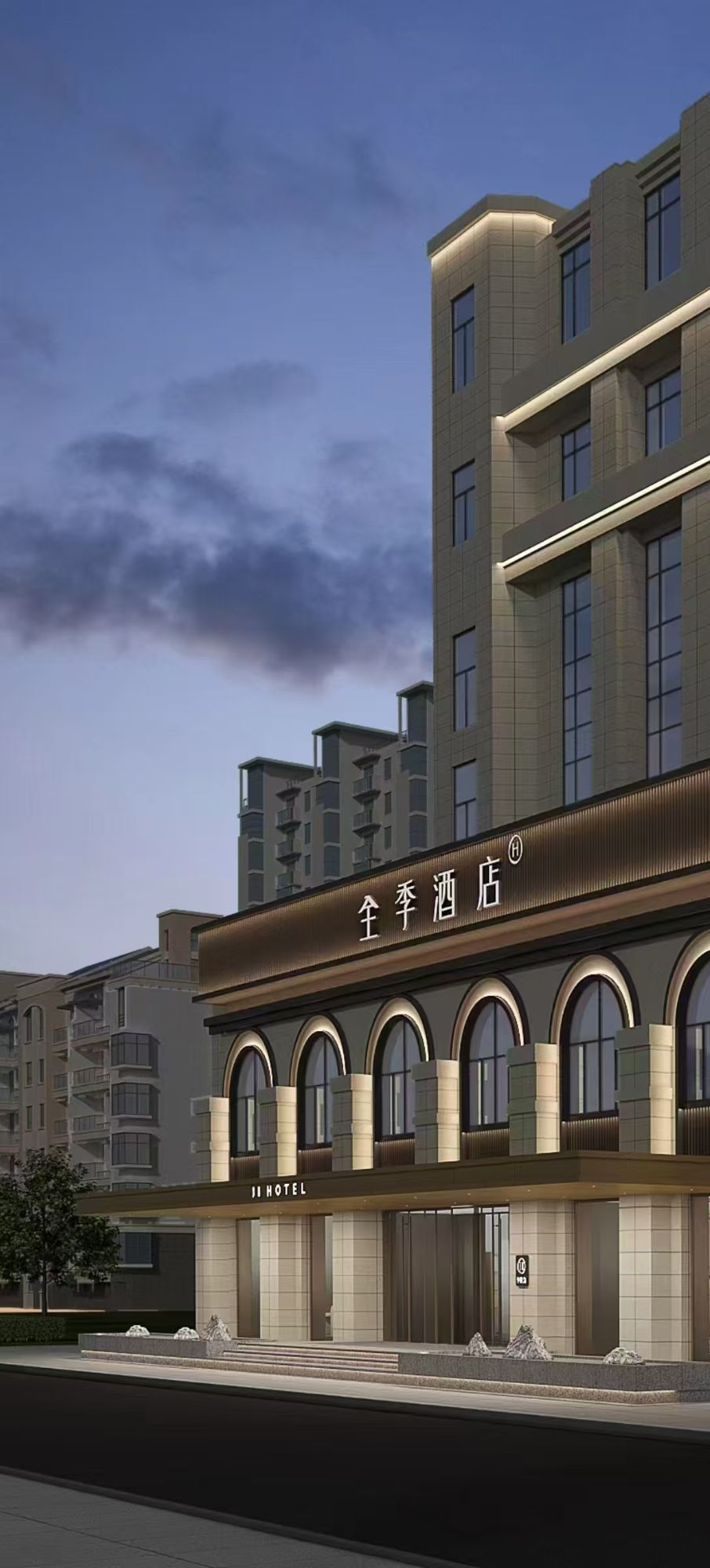 全季酒店門口那塊“皺巴巴”的金屬板，為啥看起來(lái)挺高級(jí)？